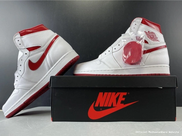 Official Maikesneakers 1 Metallic Air Jordan (2017) Red Retro 555088-103 0808